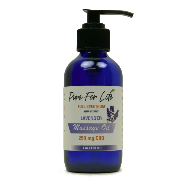 Pure For Life™ 250 mg Hemp Extract Massage Oil